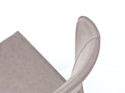 4x Similuio -Stuhl und hellgrauer Sitz 49x56x82H CM