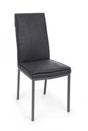 4x Sofie Pu Anthracite Chair