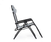 Deckstuhl Martin Hellgrau Outdoor