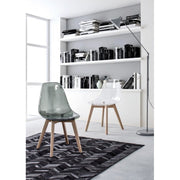 Speisesuhl in transparenten Polycarbonat Easy 52x47x H82 cm