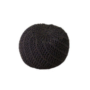 Pouff im runden Stoff