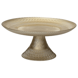 Erhöhte 21x9 cm Lust in goldenem goldenem Glas