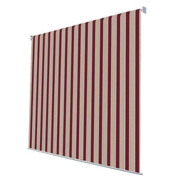 Mikonos Beige Farbvorhang - Bordeaux 2 x 2,5 Meter Verdelook