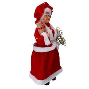 Santa Claus Fabric Lady mit Girlande Red CMH45