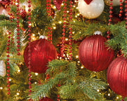 L270 cm glänzende Plastik -Perlengirlande