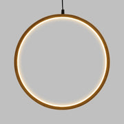 Kreis Ø37cm LED Light Holz