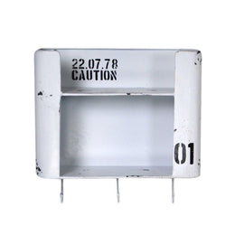 2 -Storey White Bristol Metal Bristol mit 3 -Sender -Hängen von Appendino CM30x10H30