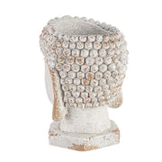 Buddha Kopf Vase Magnesia D35 cm