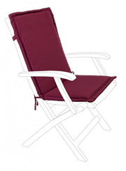 Poly180 Bordeaux Medium Rückenkissen