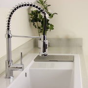 Küchenmischer mit verchromtem gefrorenem verchromtem Griff L 35 x P 9 x H 54 cm