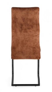 4x Thelma Velvet Rost Stuhl Stuhl Stuhl