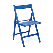 Klappstuhl in hochwertiger Buchenblau -Farbe 43x48xh.79 cm