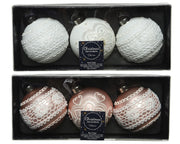 Weihnachtskugel von Weihnachtslasglas Gold Gold 8 cm pz 1