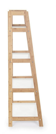 Bambusholz Bücherregal vier Regale Brooklyn 62x38x H130 cm