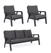 Truman Anthracite Garden Wohnzimmer Set