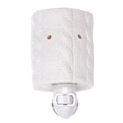 Bruciaesente Stecker Keramik weiße Zöpfe CM10,4x7,9H12,7