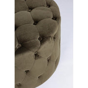 Vintage Green Pouf Velvet 60 x 42 h cm cm