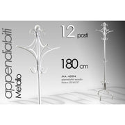 Weißer Eisenbügel 24 x 180 h cm