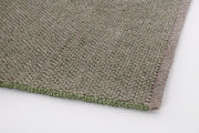 Grüner Außenteppich in synthetischen Fasern von Hand 200x300 hergestellt