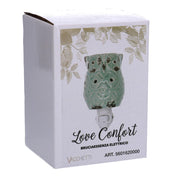 Bruciaesente Plug Ceramic Green Owl CM7,7x10H13.4
