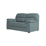 Alenda Sofa 3 Sitze mit quadratfuß dunkler Asche Farbe L 201 x P 92 x H 98 cm