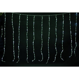 Zelt 144 Weiß LED Regeneffekt 300x 90 cm