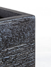 Setzen Sie 3 hohe schwarze Graffiti -Vasen