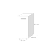 Weiße Küche, in der weißer Frankreich 1 Anta 30x50xh 85 cm