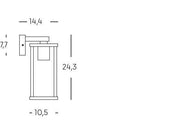 Anwendung am unteren E27 Aurea schwarze Linie