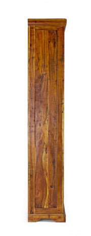 Bibliothek 4 Etagen und 2 rustikale Holzschubladen 100x35x185 cm