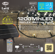 Solarkette SCP TLG 1200 Miniled 60 m in Weihnachtslichtspule