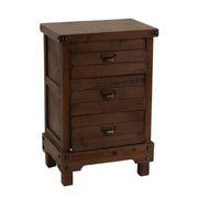 Basis -Mobilfunk mit 3 Walnussschubladen 50x35xh. 76 cm