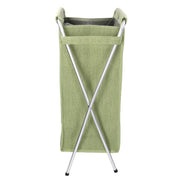Cestone Fabric Green Bag Falten 29 x 33,5 H66 cm cm