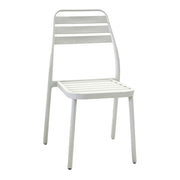 Externer Stuhl Aluminium Las Vegas White 49x 58 x H45-88 cm