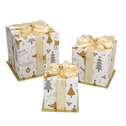 Karton 1-3 Weißgoldmalerei CM14X14H12.5