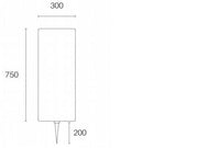 Puntoluce E27 Weiße Rollerlinie