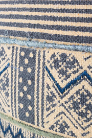 Ethnischer Stil Baumwoll Pouf Tilak Schnorchel Durchmesser 50x H35 cm