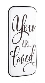 2x geliebt 38x82 Metallplatte Plaque