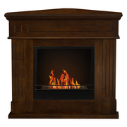 Bioethanol -Bioethanne -Kamin vom Boden am Ecke Ford Brown L110 x P45 x H100