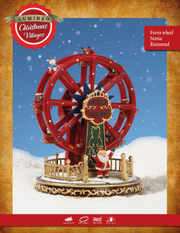 Stabile Kunststoff -LED -Scenographie für Innenräume 21x21x26.4 cm