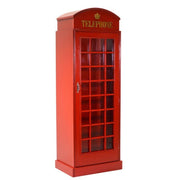 H180 cm roter Telefonkabinschrank