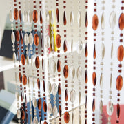 Bronze / Crist / Cognac Plastikperlenvorhang