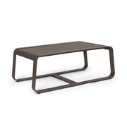 Aluminium -Kaffeetabelle im industriellen Stil 105x62 cm