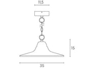 Suspension E27 White Monet Line