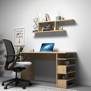 Mikro Rovere Desk 120x56x74h CM. Mit Mensola Effez