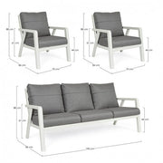 Wohnzimmer Set 3 PCs mit Truman -Mondkissen