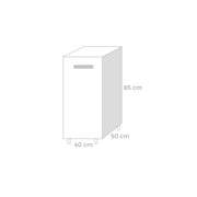 Weiße Küche, wo weiß 1 Anta CM 40x50xh 85