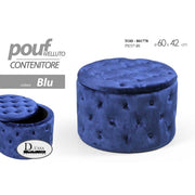 Pouf Retro Blue Retro Blue 60 cm