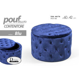 Pouf Retro Blue Retro Blue 60 cm