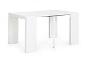 Erweiterbares weißes Designtisch -Designstil